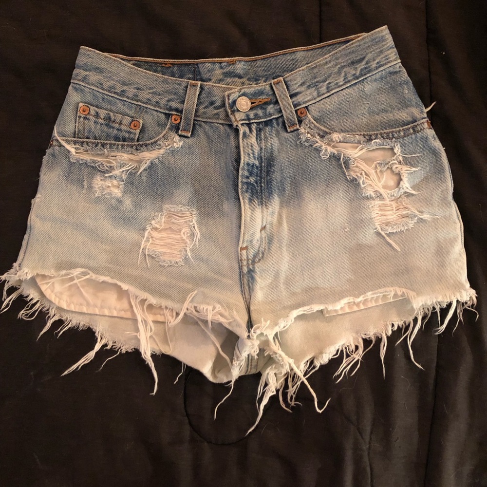 Levis denim shorts